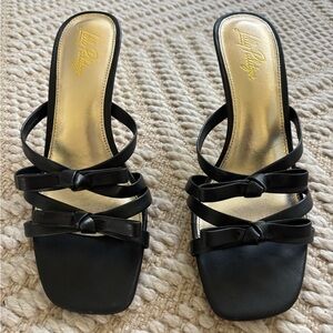 Lilly Pulitzer Black Wanda Slide Sandal size 7.5